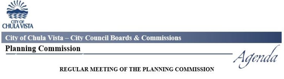 Planning Commission Regular Meeting Logo