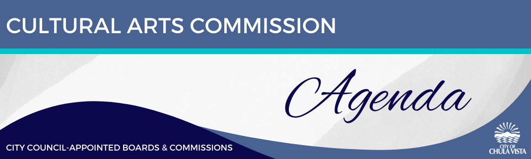 Cultural Arts Commission Regular Meeting Logo
