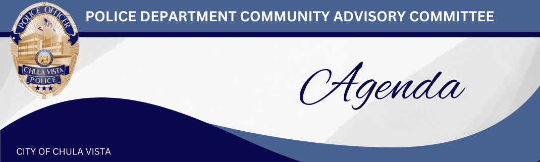 Police Department Community Advisory Committee Regular Meeting Logo