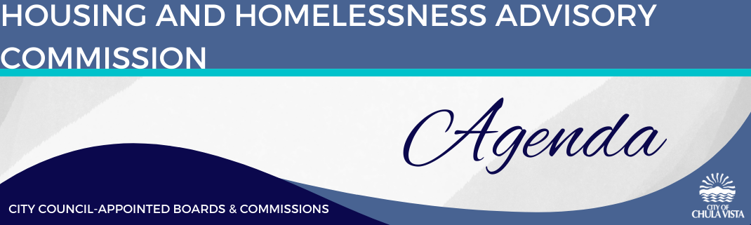 Housing and Homelessness Advisory Commission Special Meeting Logo